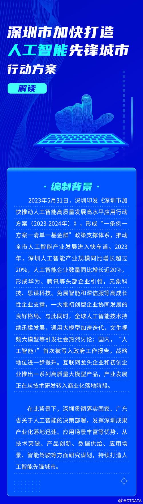 深圳发布若干措施助力人工智能先锋城市建设