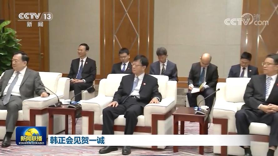 韩正会见哈萨克斯坦议会下院议长科沙诺夫